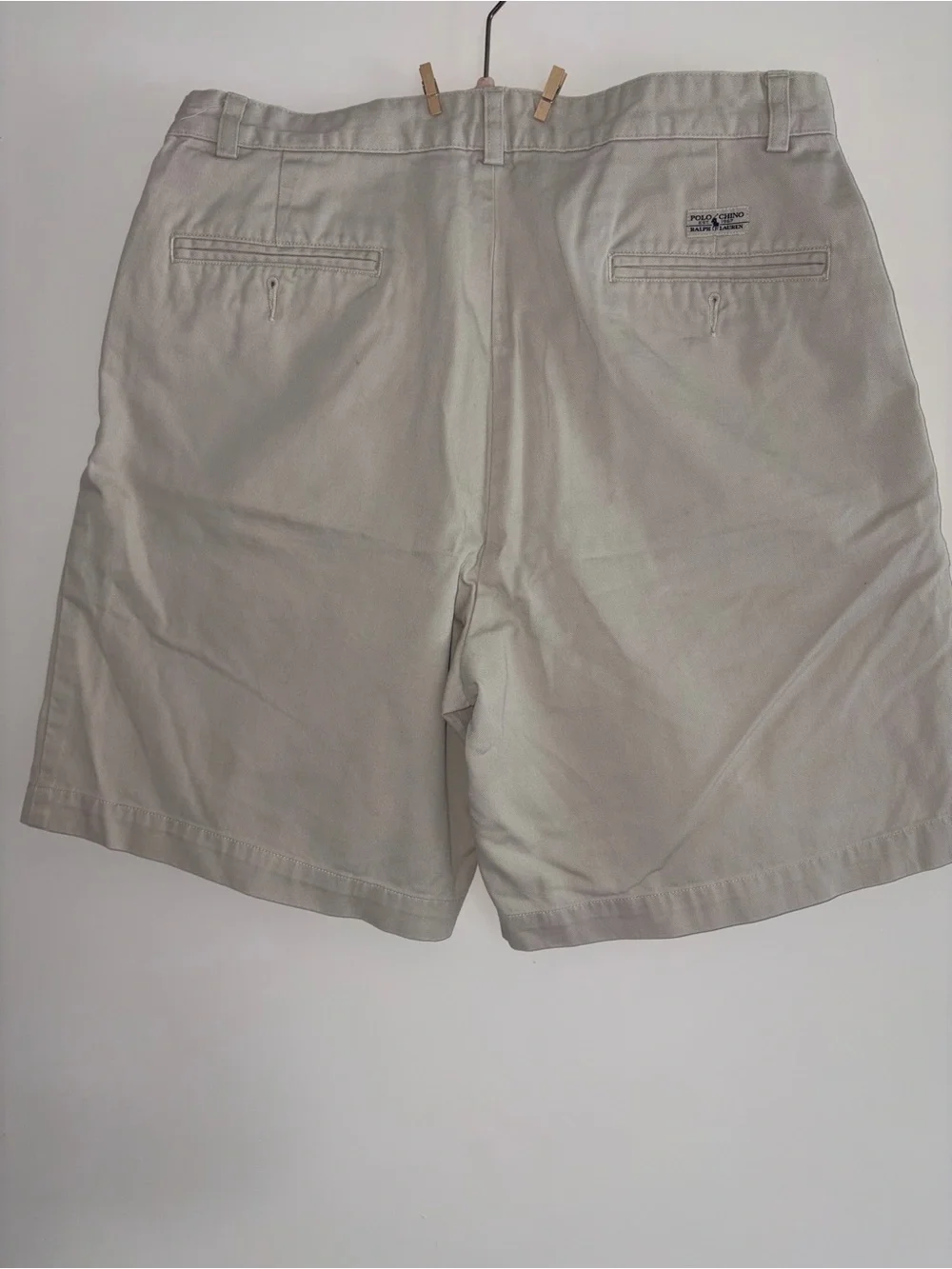 Polo by Ralph Lauren Light Khaki Flat-Front Men’s Shorts